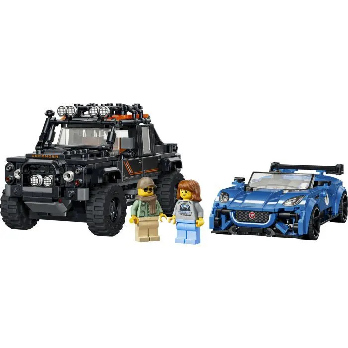 Конструктор LEGO Speed Champions Jaguar Project 7 и Land Rover Defender (77264) изображение 2