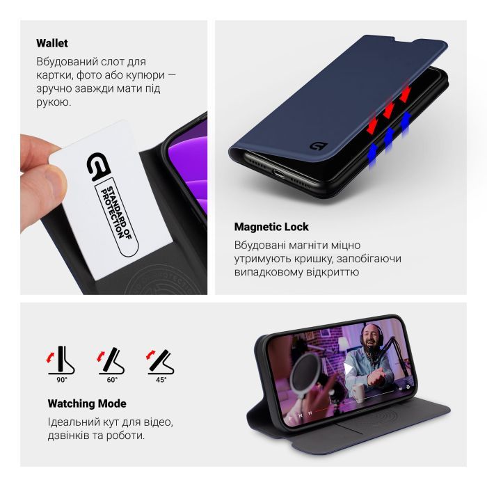 Чехол для мобильного телефона Armorstandart OneFold Case Samsung S26 FE 5G Black (ARM91885) изображение 4