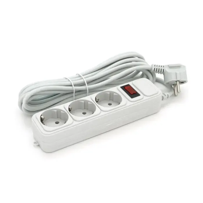 Сетевой фильтр питания Maxxter MSP3-G-15G, 3 роз, 4.5 м, Gray (MSP3-G-15G)