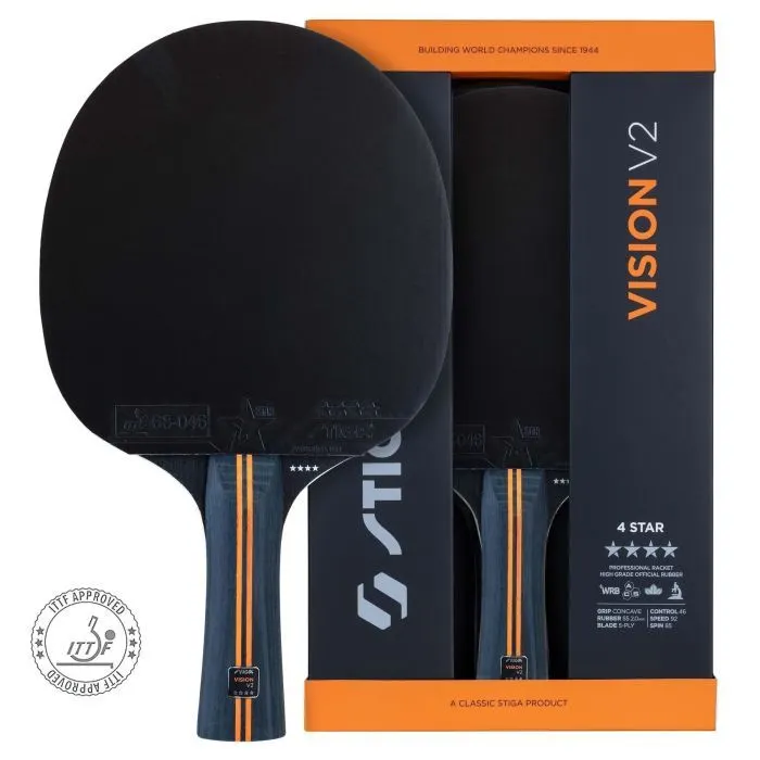 Ракетка для настільного тенісу Stiga Vision V2 4-Star FL (1214-1303-35) (932358) зображення 7