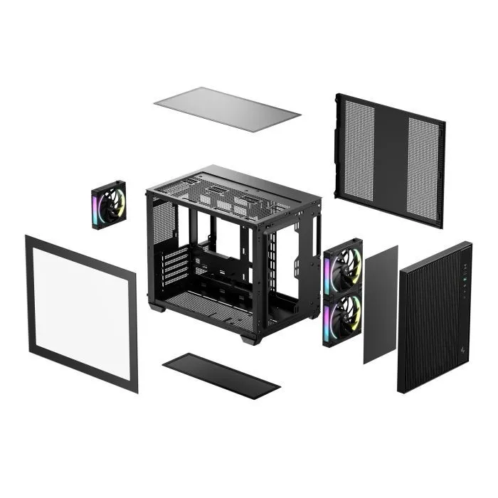Корпус для ПК Deepcool CG330 Mesh 3F Black (R-CG330MESH-BKANM3-G) изображение 10