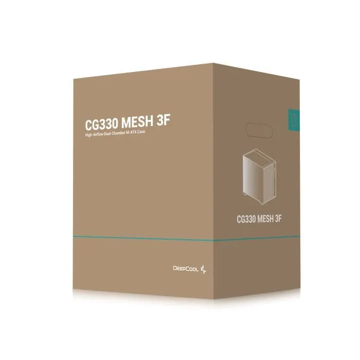 Корпус для ПК Deepcool CG330 Mesh 3F Black (R-CG330MESH-BKANM3-G) изображение 11