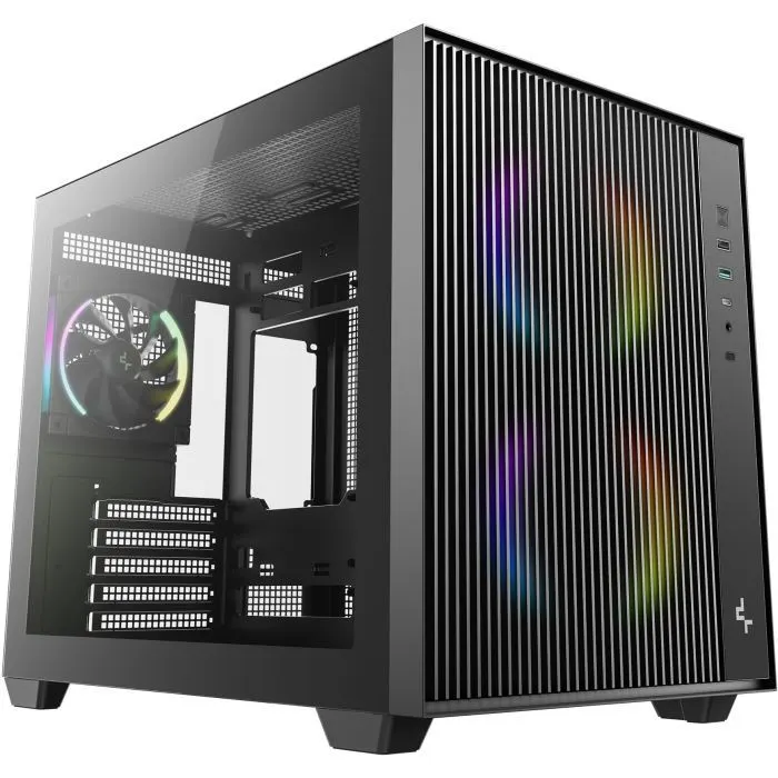 Корпус для ПК Deepcool CG330 Mesh 3F Black (R-CG330MESH-BKANM3-G)