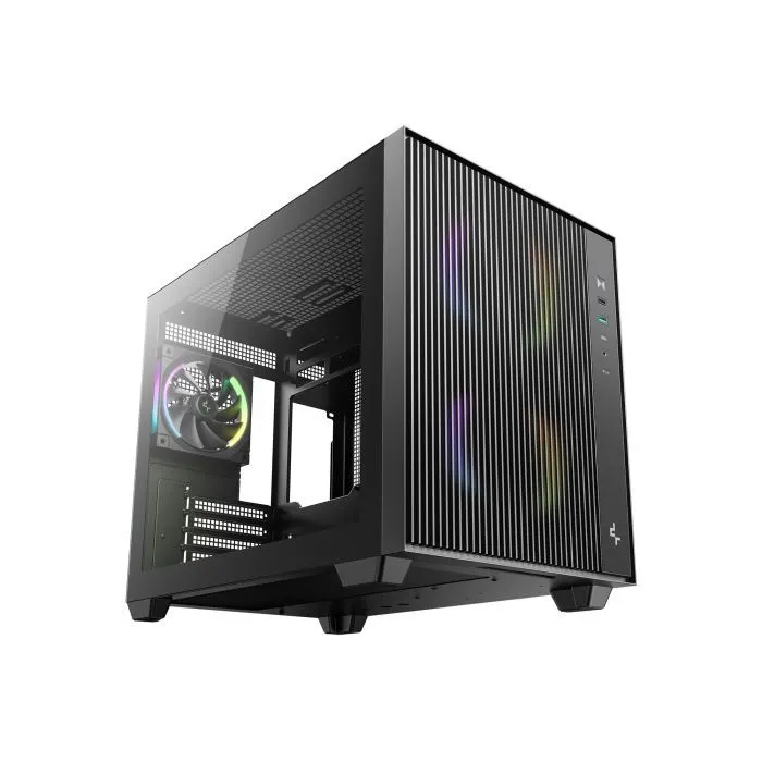 Корпус для ПК Deepcool CG330 Mesh 3F Black (R-CG330MESH-BKANM3-G) изображение 2