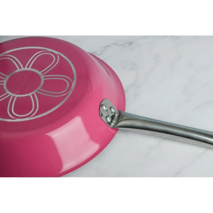 Сковорода Pepper Pink Flower 22x4,8 см +підставка (PR-2106-22) зображення 2
