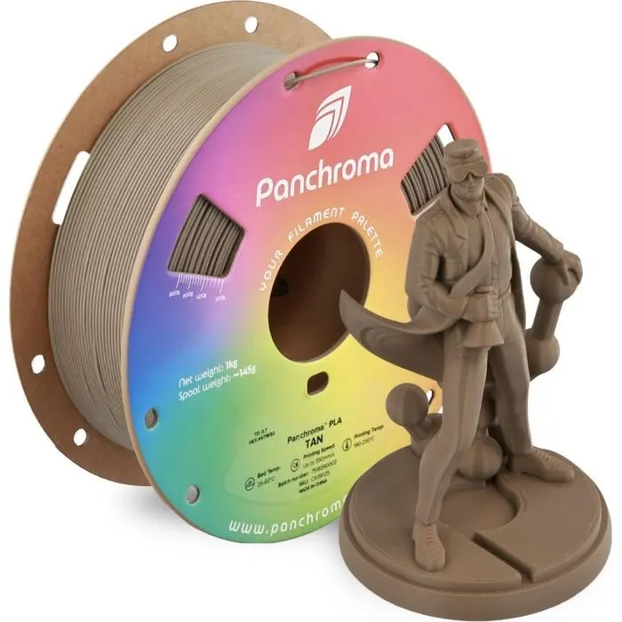 Пластик для 3D-принтера Polymaker PLA Panchroma 1,75mm 1kg Tan (CA19025) зображення 4