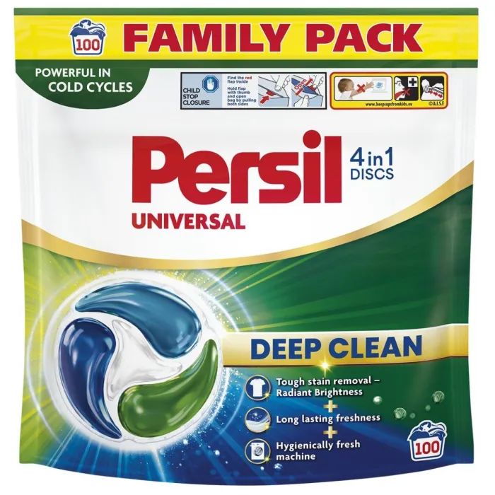 Капсулы для стирки Persil 4in1 Discs Universal Deep Clean 42 шт. (9000101846072)