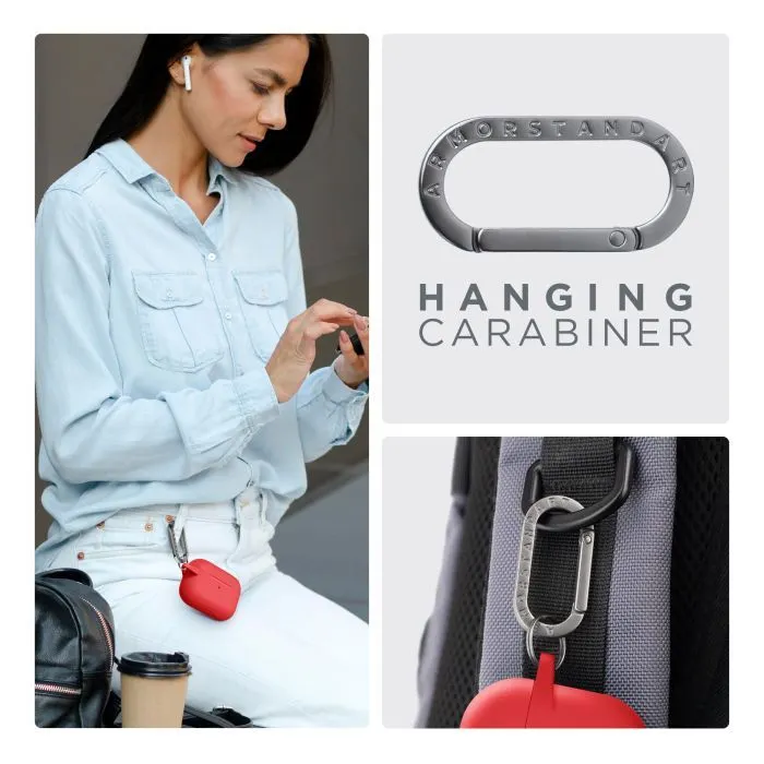 Чехол для наушников Armorstandart Hang Case For Apple AirPods Pro 3 Red (ARM88282) изображение 6