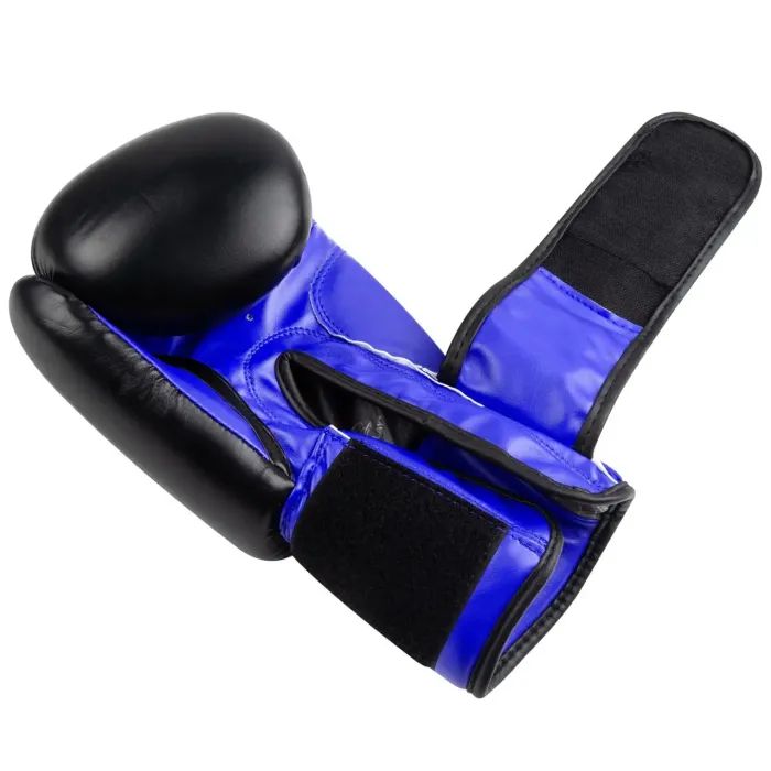 Боксерські рукавички PowerPlay 3004 Classic Чорні 8 унцій (PP_3004_8oz_Black) зображення 6