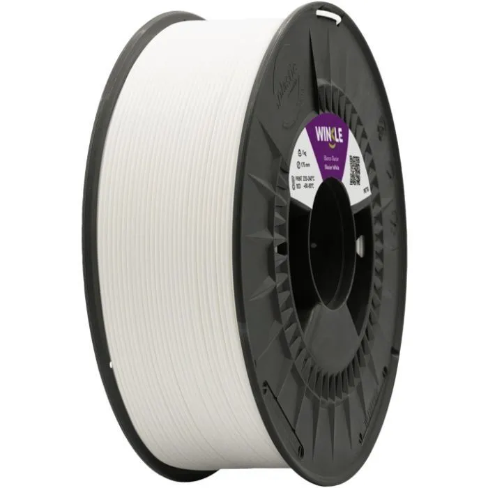 Пластик для 3D-принтера WINKLE PETG 1.75mm 1kg, Glacier white (PET01000175BLAGLAWNK)