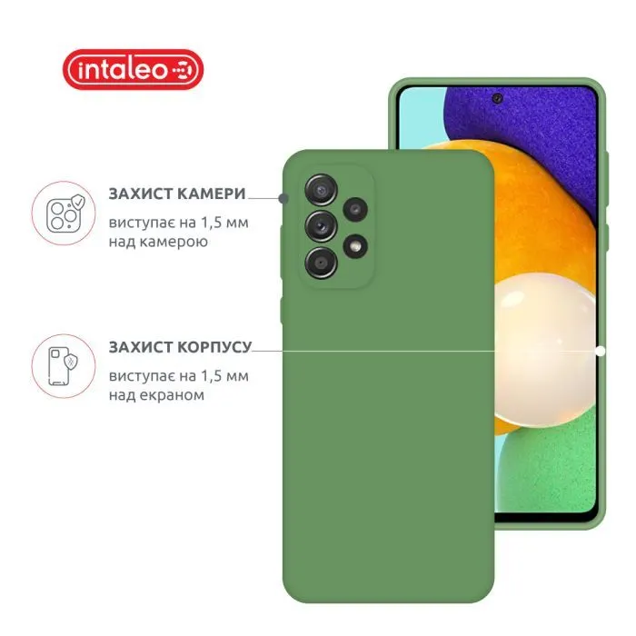 Чохол до мобільного телефона Intaleo SoftShell Samsung Galaxy A72 Green (1283126563089) зображення 3