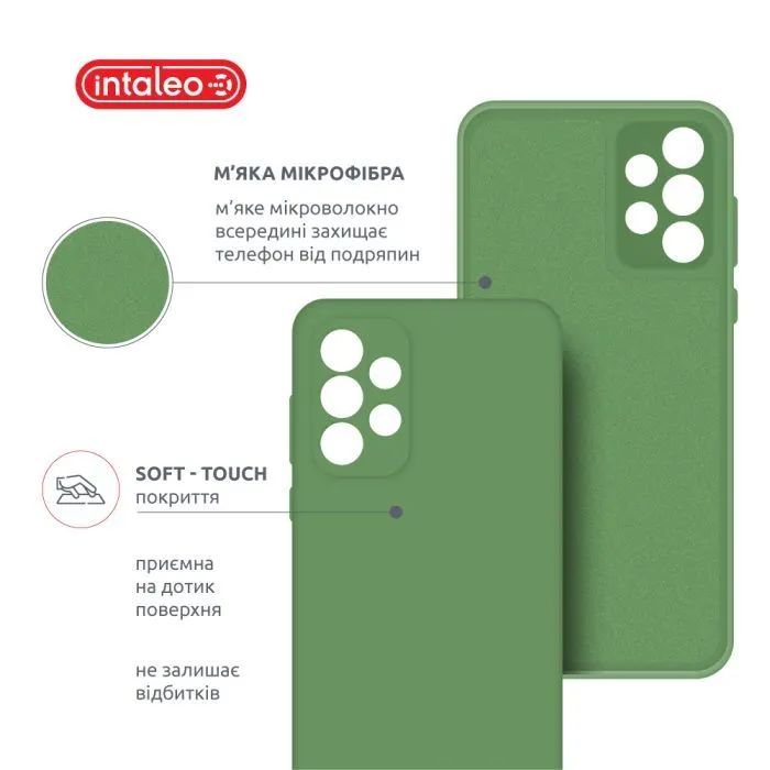 Чохол до мобільного телефона Intaleo SoftShell Samsung Galaxy A72 Green (1283126563089) зображення 5