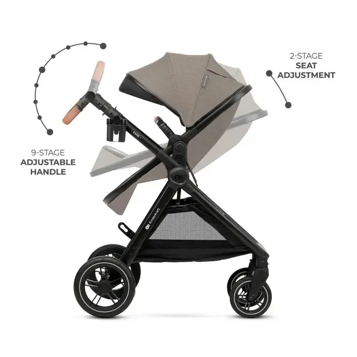 Коляска Kinderkraft 3 в 1 Esme Pro Sand Beige (KSESME00BEG300N) (5902533929368) зображення 4
