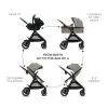 Коляска Kinderkraft 3 в 1 Esme Pro Sand Beige (KSESME00BEG300N) (5902533929368) зображення 6