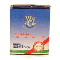 Лента к принтерам WWM 13мм х 16м Refill STD Black кільце (R13.16SC)