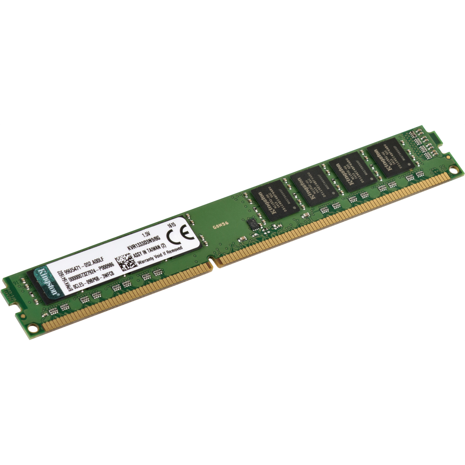 Модуль пам'яті для комп'ютера DDR3 8GB 1333 MHz Kingston (KVR1333D3N9/8G) зображення 2