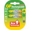 Аккумулятор AA R6 2500mAh * 2 Gp (250AAHC-UC2/250AAHC-2UC2/GP250AAHCHP-2UC)