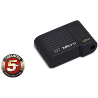 USB флеш накопитель Kingston 16Gb DataTraveler DTMC Black (DTMCK/16GB) изображение 2