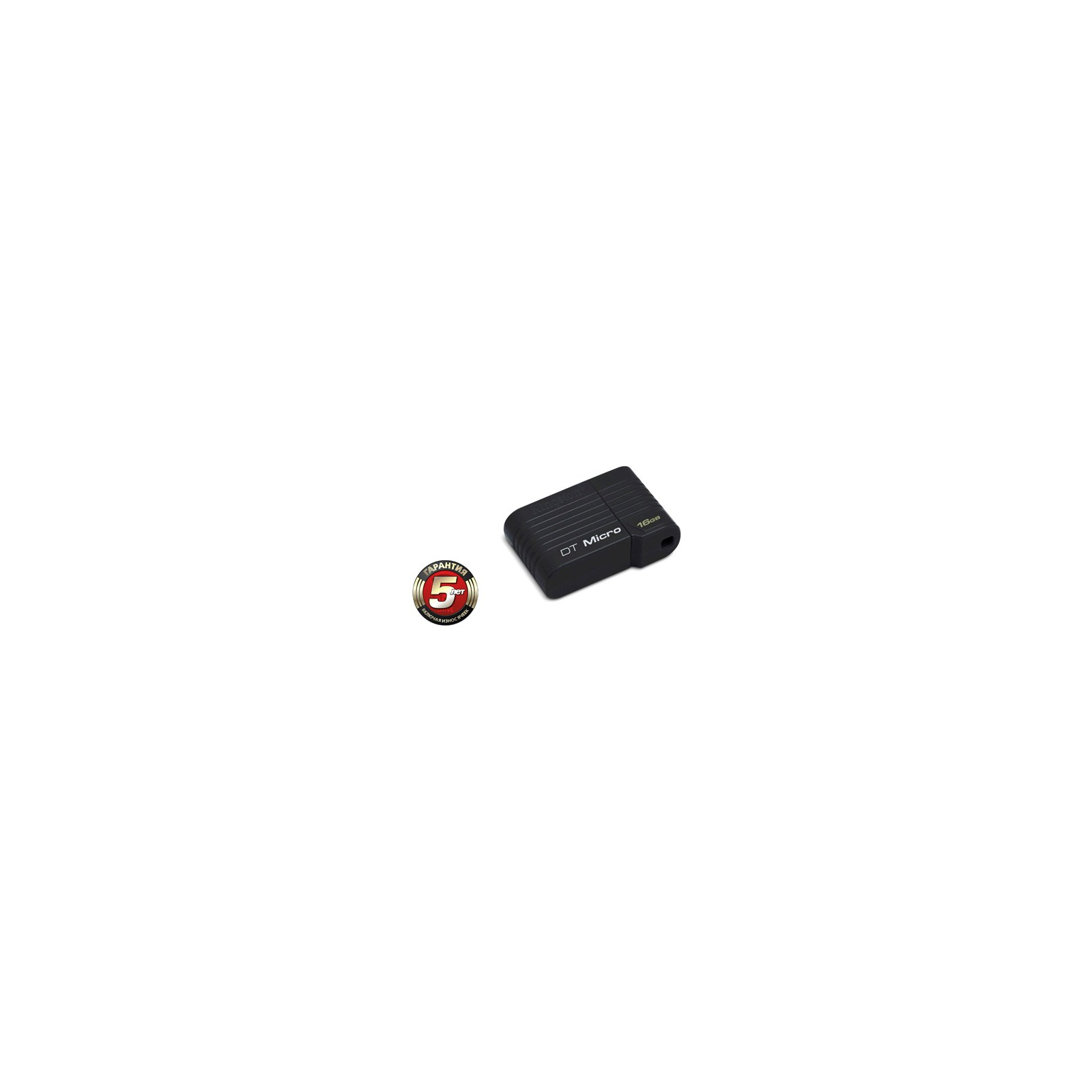 USB флеш накопичувач Kingston 16Gb DataTraveler DTMC Black (DTMCK/16GB) зображення 2