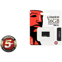 USB флеш накопитель Kingston 16Gb DataTraveler DTMC Black (DTMCK/16GB) изображение 3