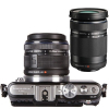 Цифровий фотоапарат Olympus PEN E-PL3 DZK 14-42 + 40-150 mm black/black (V20503CBE000/V205032BE000) зображення 3