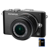 Цифровой фотоаппарат Olympus PEN E-PL3 DZK 14-42 + 40-150 mm black/black (V20503CBE000/V205032BE000)