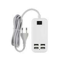 Зарядное устройство Drobak 220В - Quatro USB 5V*1A, 5V*2A (905303)