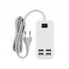 Зарядное устройство Drobak 220В - Quatro USB 5V*1A, 5V*2A (905303)
