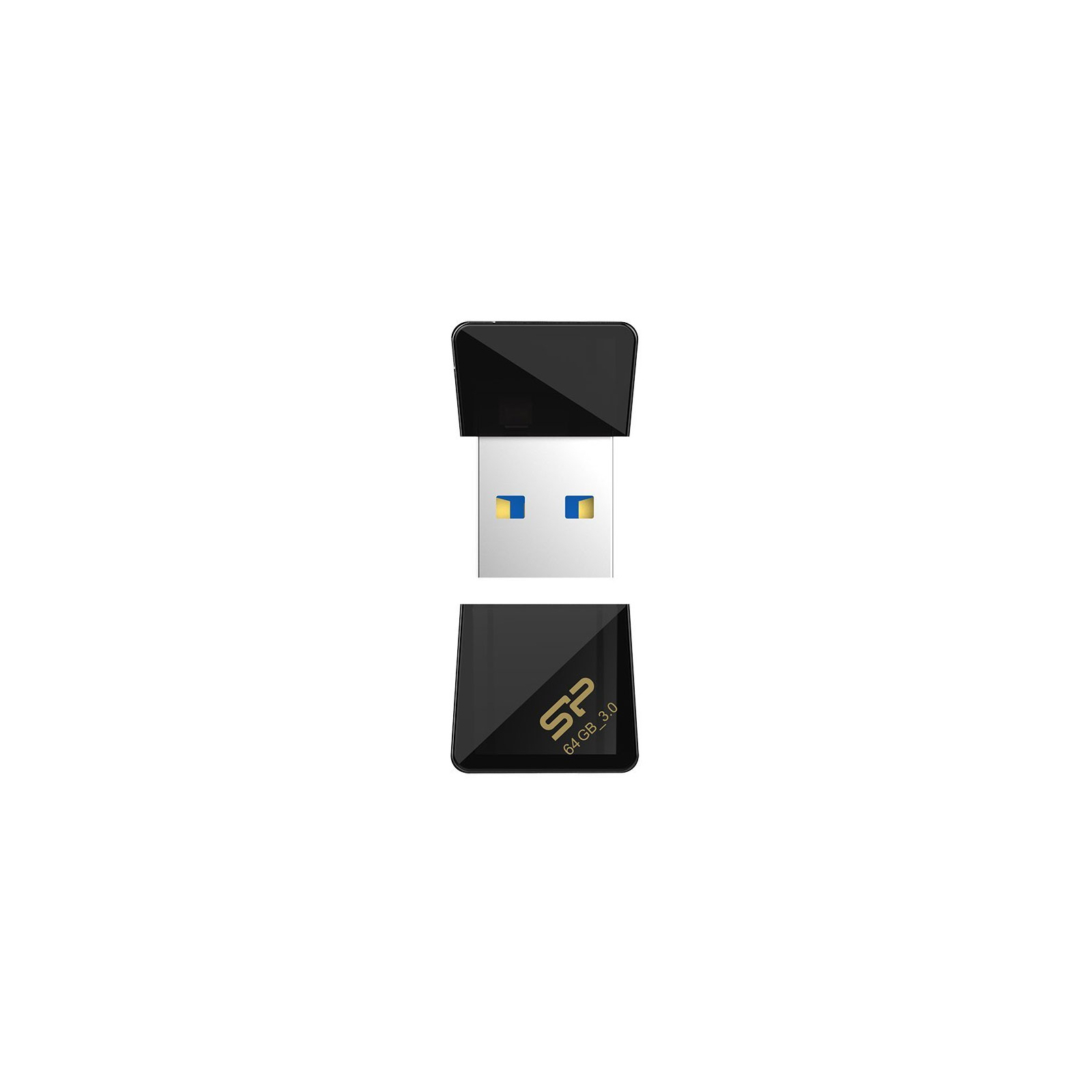 USB флеш накопичувач Silicon Power 64Gb Jewel J08 Black USB 3.0 (SP064GBUF3J08V1K) зображення 3