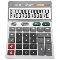 Photos - Calculator Brilliant Калькулятор  BS-812 (S/B)  (BS-812)