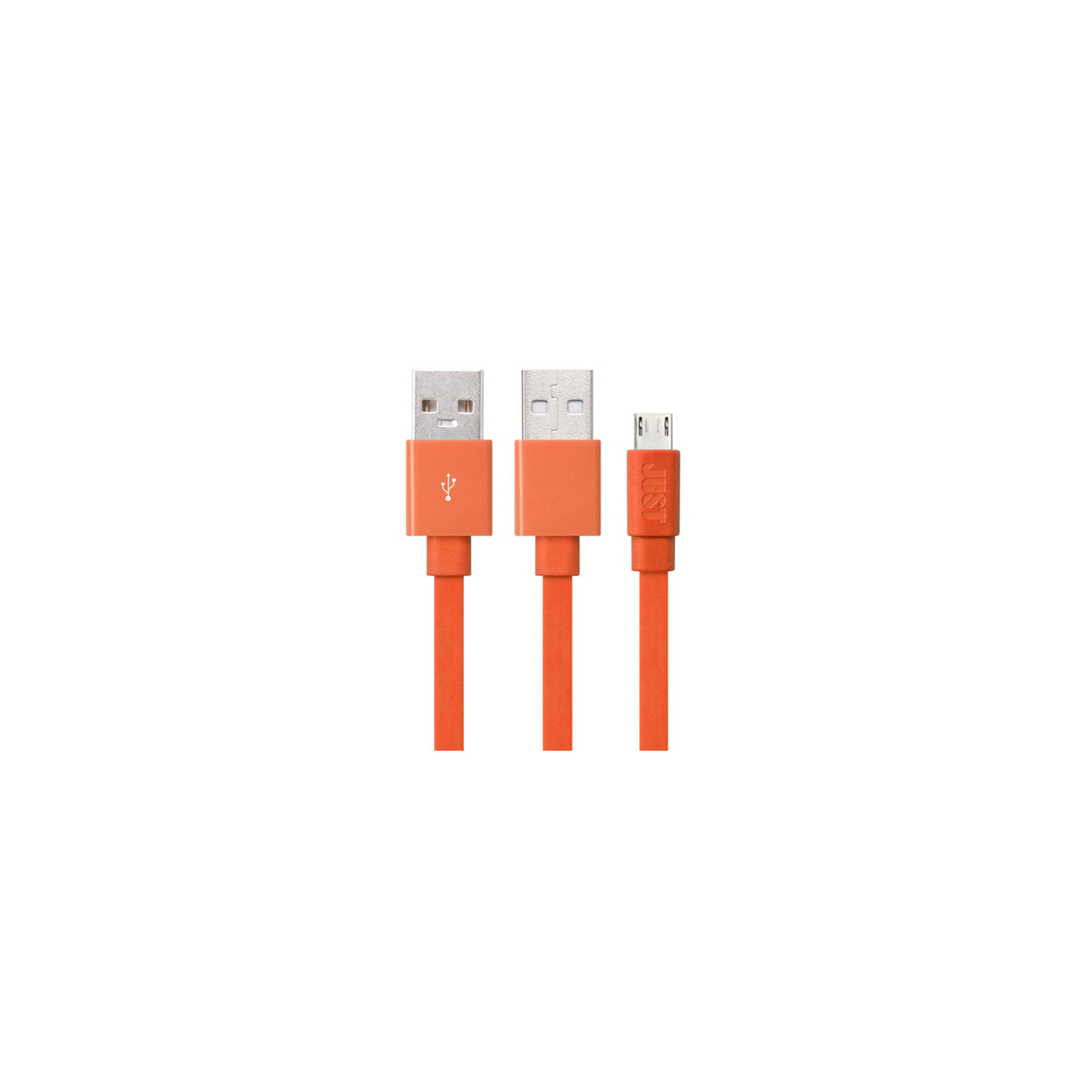 Дата кабель USB 2.0 AM to Micro 5P 1.2m Freedom Orange Just (MCR-FRDM-RNG)
