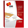 Этикетка самоклеящаяся UNI 830204
