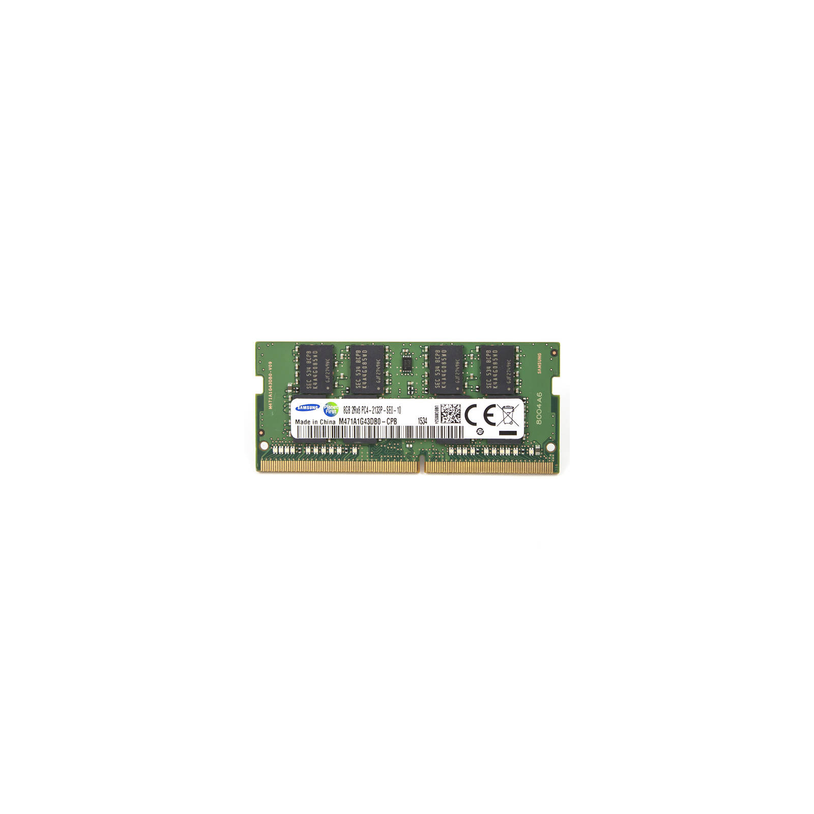 Модуль памяти для ноутбука SoDIMM DDR4 8GB 2133 MHz Samsung (M471A1G43DB0-CPB)