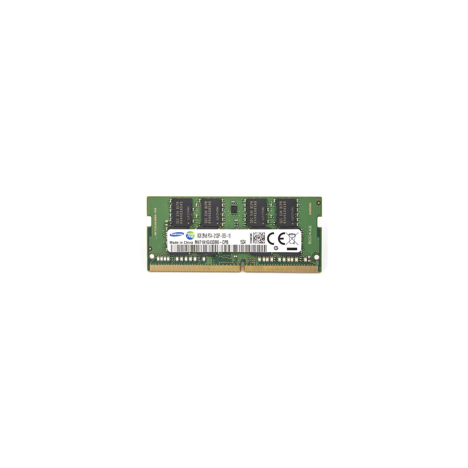 Модуль пам'яті для ноутбука SoDIMM DDR4 8GB 2133 MHz Samsung (M471A1G43DB0-CPB)