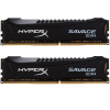 Модуль памяти для компьютера DDR4 8GB (2x4GB) 2800 MHz Savage Blak Kingston Fury (ex.HyperX) (HX428C14SB2K2/8)