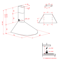 Вытяжка кухонная Perfelli KR 6410 IV изображение 7