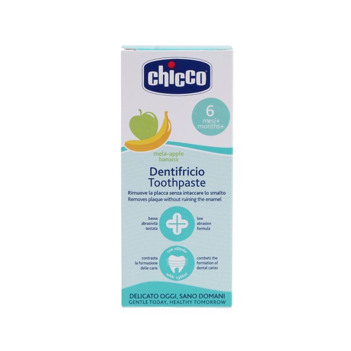 Детская зубная паста Chicco Яблоко-Банан 50 мл (02320.10) изображение 2