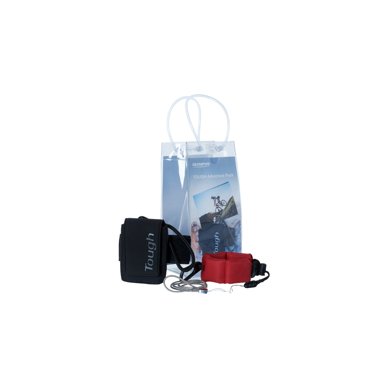 Набор аксессуаров для фотокамеры Olympus Adventure Pack (Case + Floating strap + Ice Bag) (E0410258)