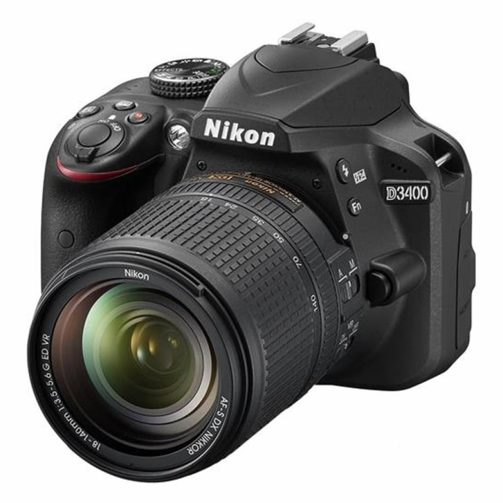 Цифровий фотоапарат Nikon D3400 18-140 VR kit (VBA490KV01)