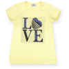 Набір дитячого одягу Breeze з написом "LOVE" із паєток (8307-128G-yellow) зображення 2