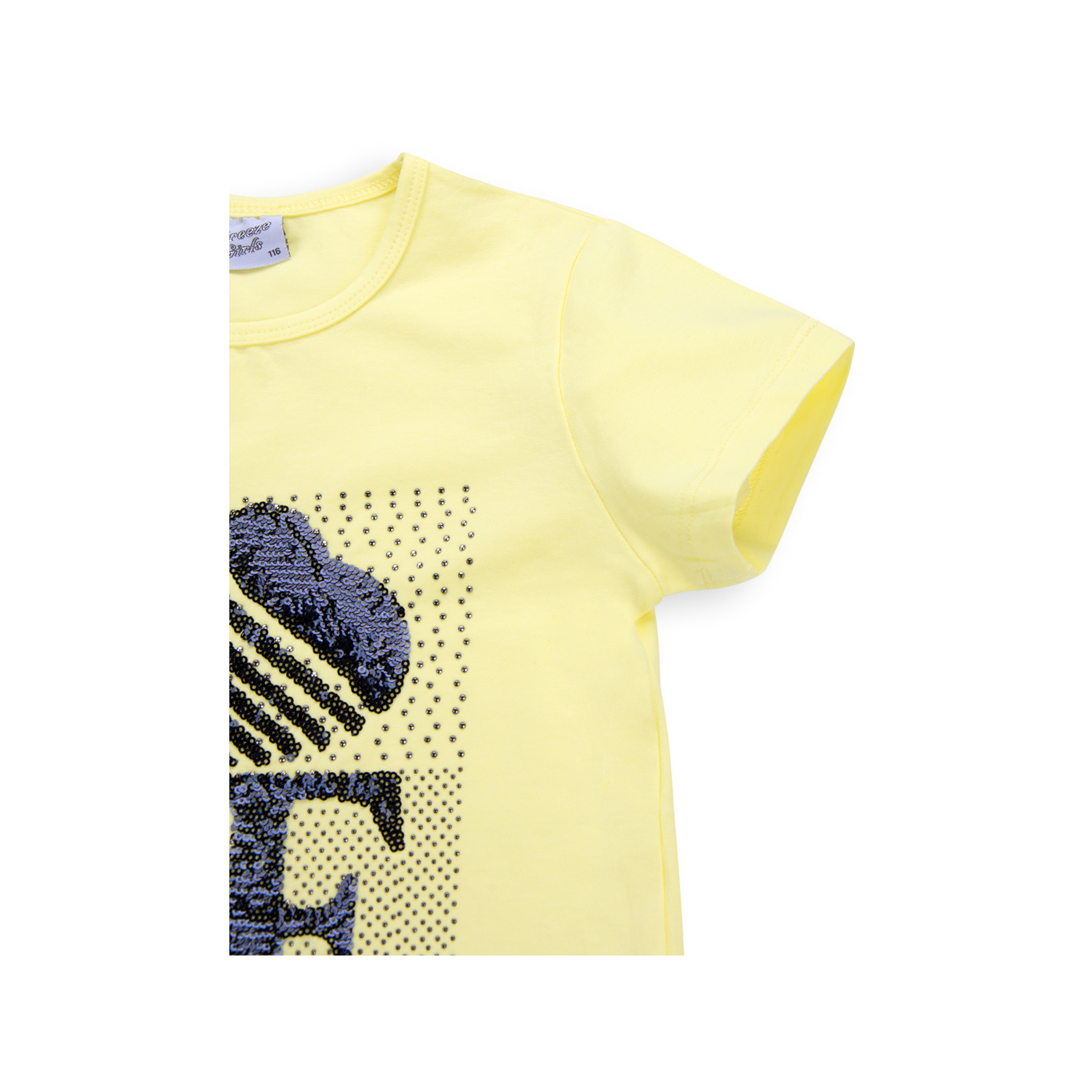 Набір дитячого одягу Breeze з написом "LOVE" із паєток (8307-128G-pink) зображення 6