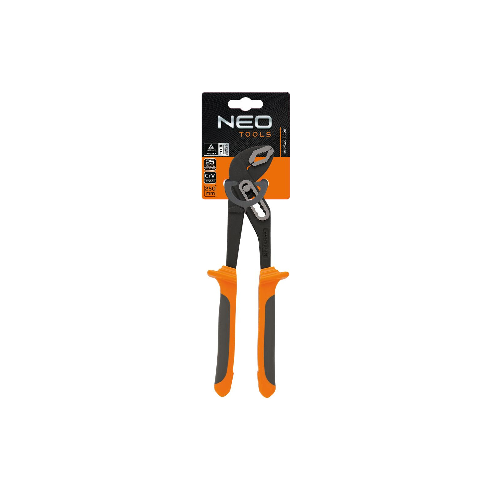 Кліщі Neo Tools трубні, 250 мм, діапазон 0-36 мм (01-201) зображення 2