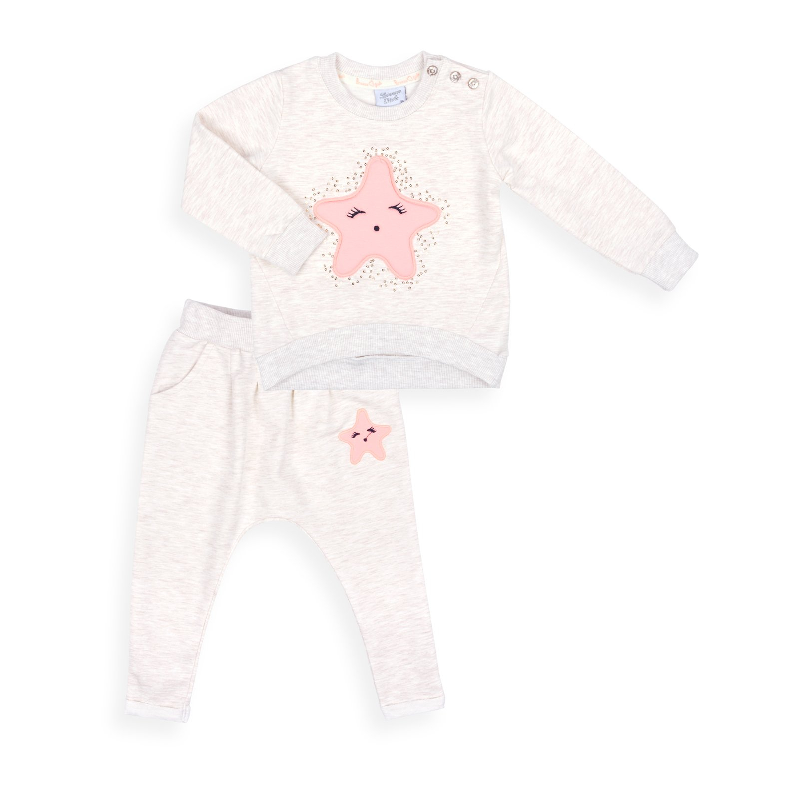 Набор детской одежды Breeze со звездочкой (9824-80G-beige)