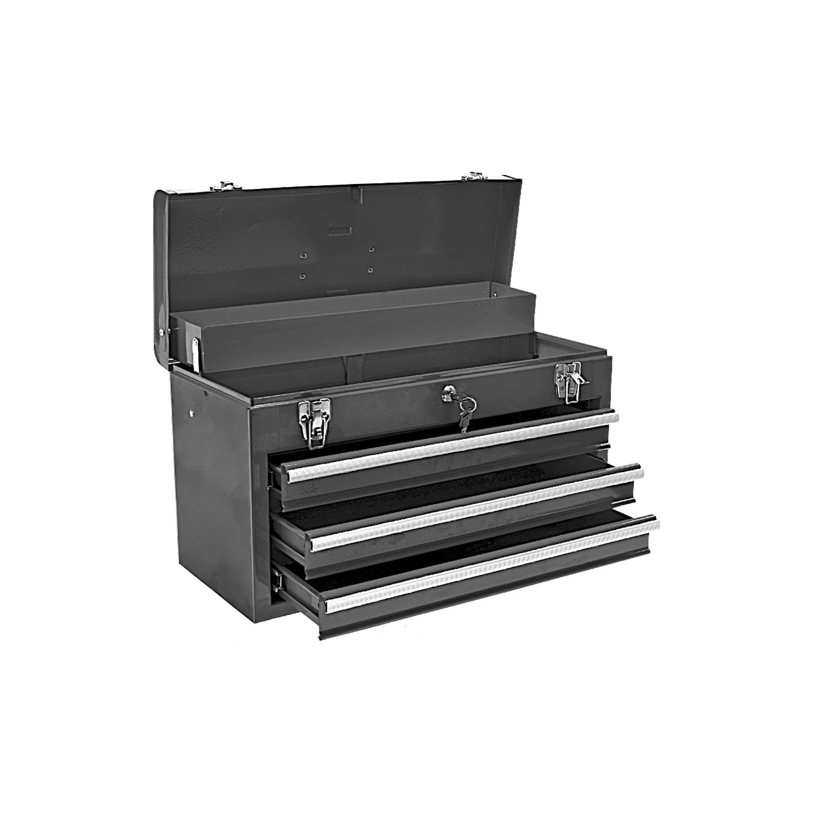 Ящик для інструментів Topex шкаф  металлический 4 ящика, ключ (79R116)
