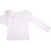 Кофта дитяча Breeze з мереживною оборкою (9999-128G-beige) зображення 2
