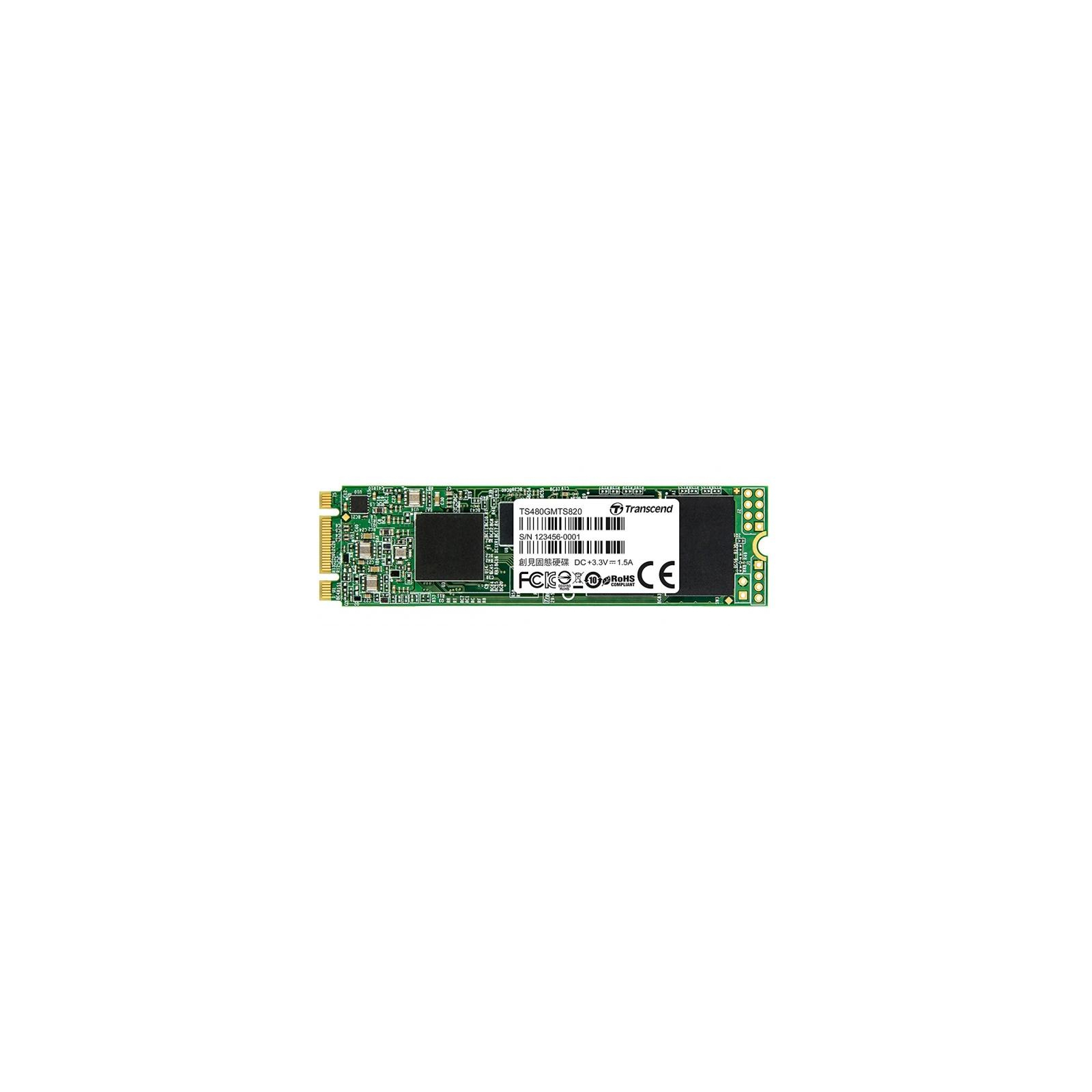 Накопитель SSD M.2 2280 120GB Transcend (TS120GMTS820S)