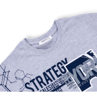 Футболка детская Breeze "STRATEGY" (10152-128B-gray) изображение 3