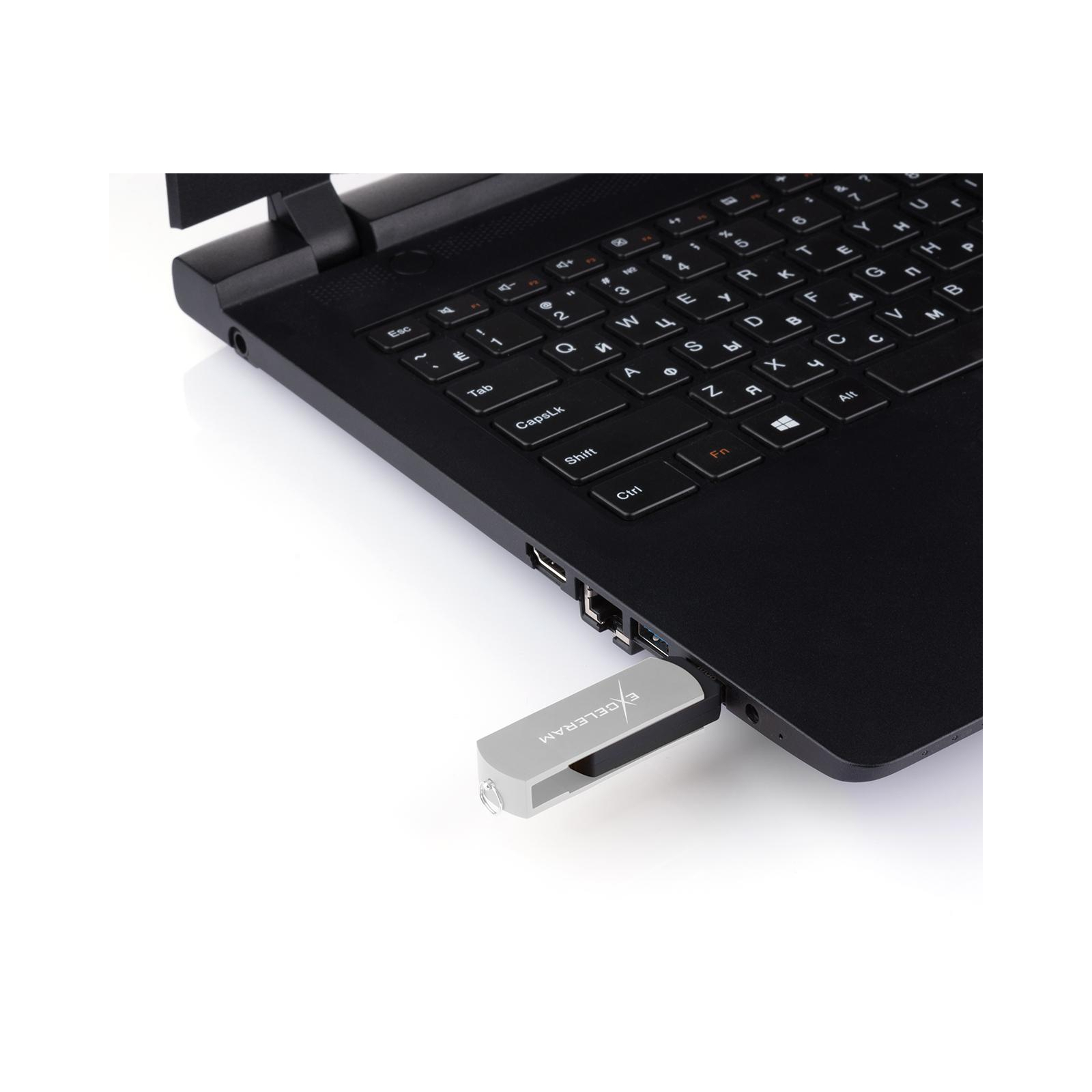 USB флеш накопитель eXceleram 16GB P2 Series Silver/Black USB 2.0 (EXP2U2SIB16) изображение 7