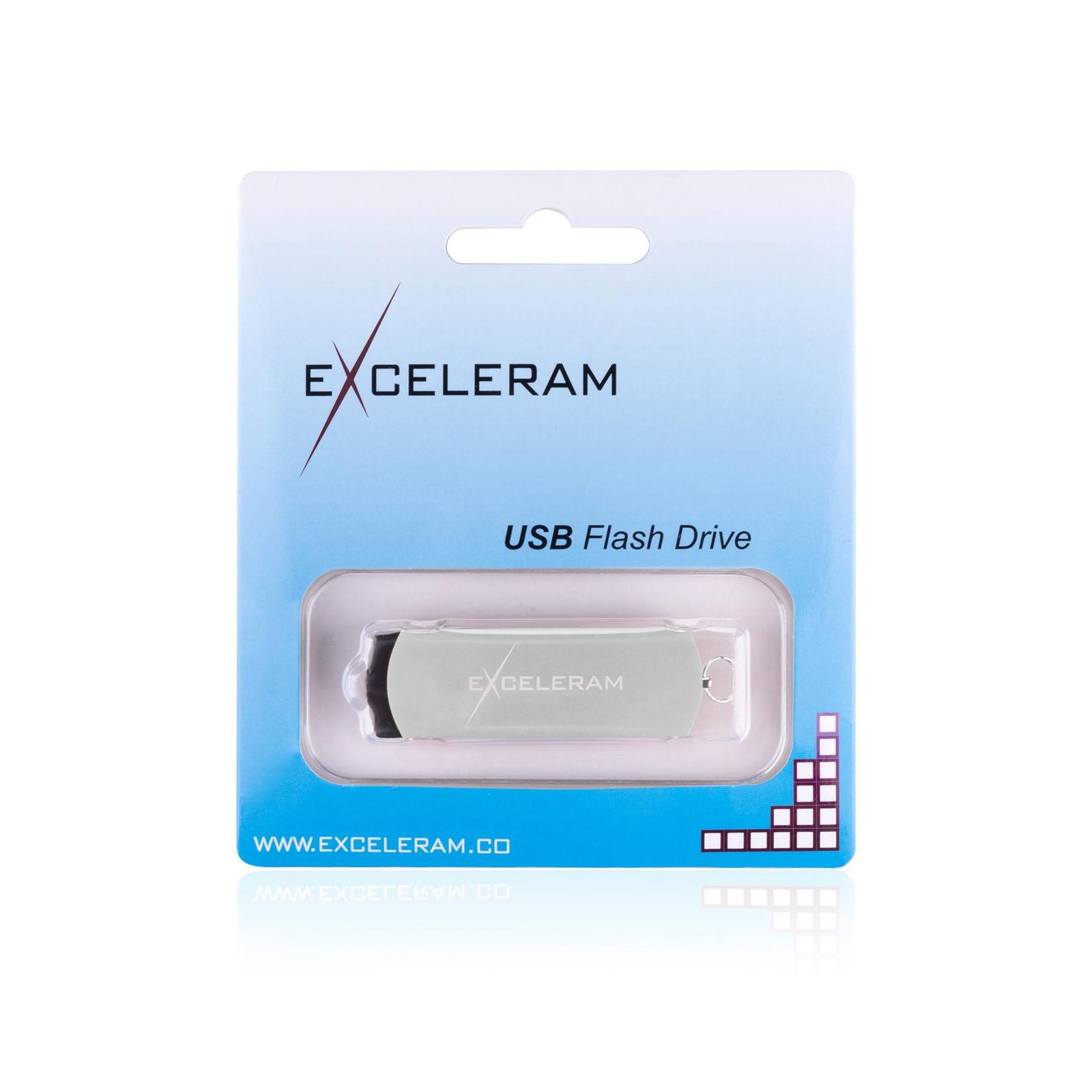 USB флеш накопичувач eXceleram 16GB P2 Series Silver/Black USB 2.0 (EXP2U2SIB16) зображення 8