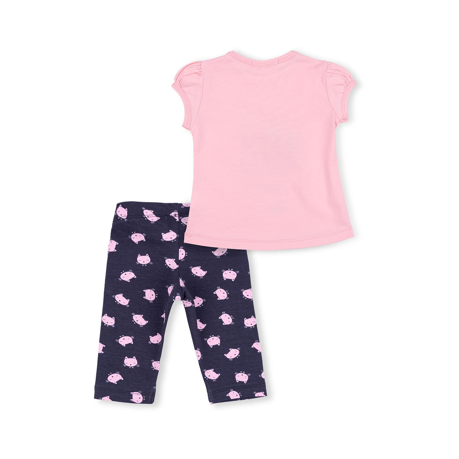 Набір дитячого одягу Breeze з котиками (7493-74G-pink) зображення 4